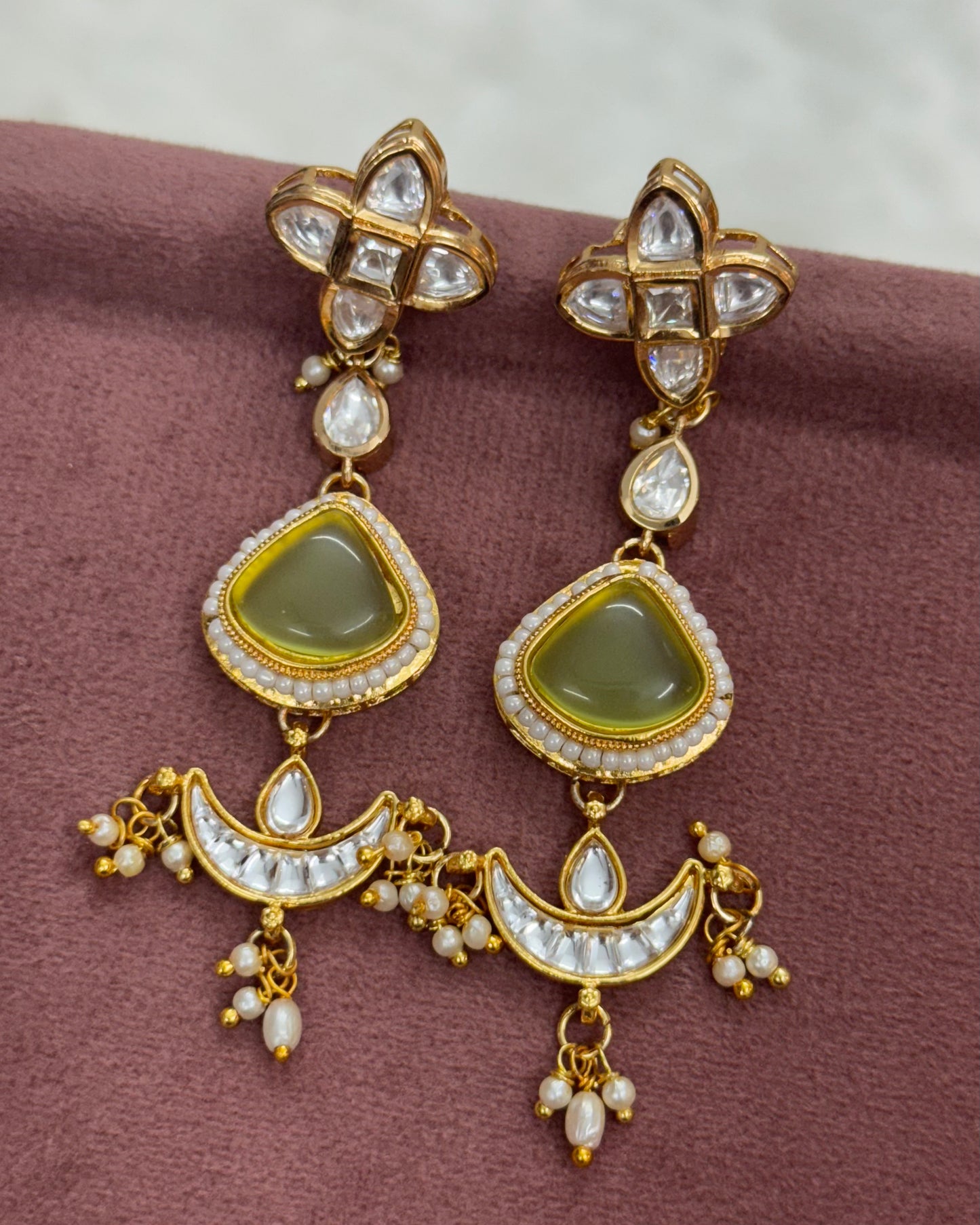 Meera Necklace + Earrings set