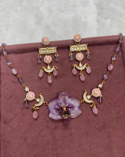 Charu Necklace + Earrings set