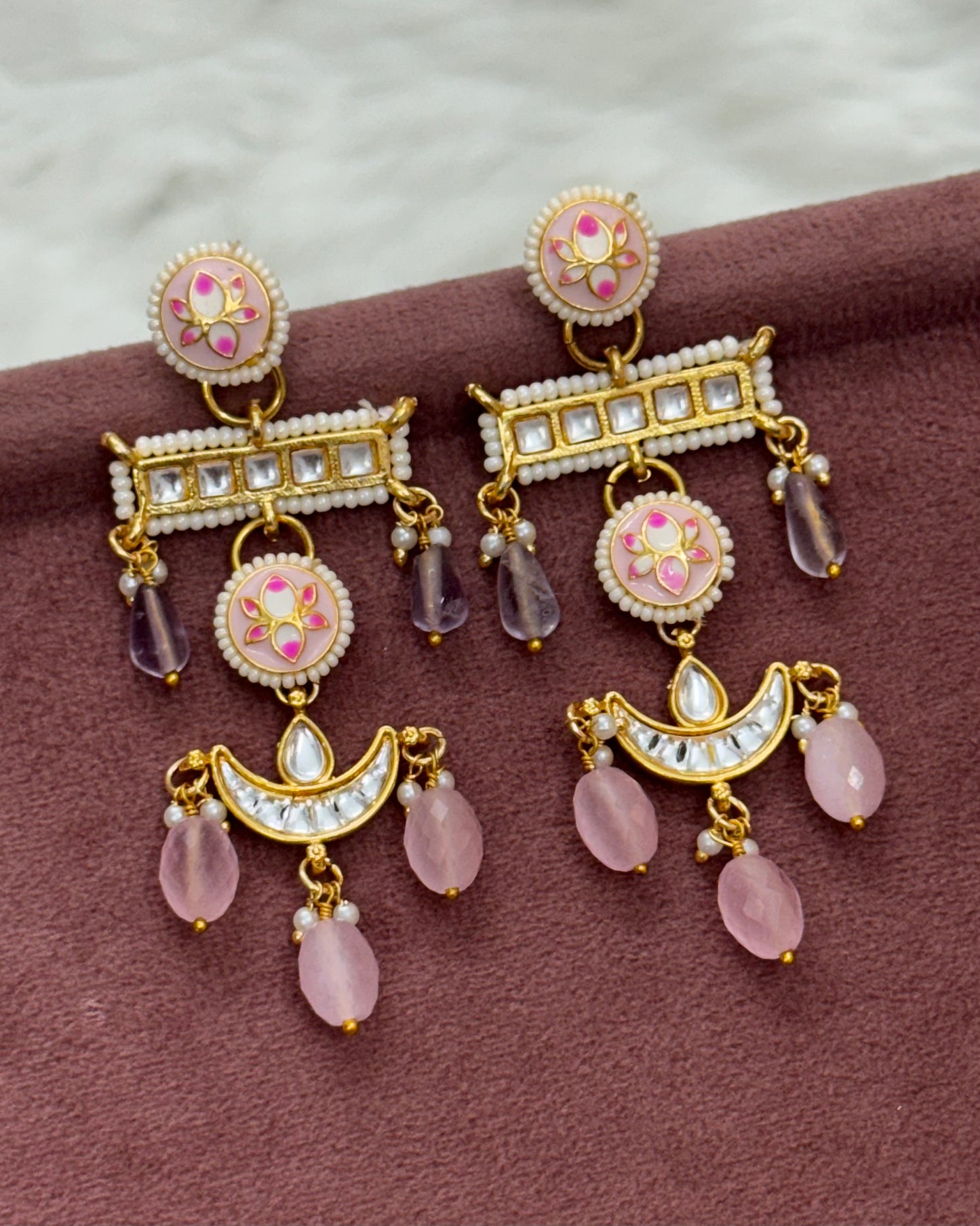 Charu Necklace + Earrings set