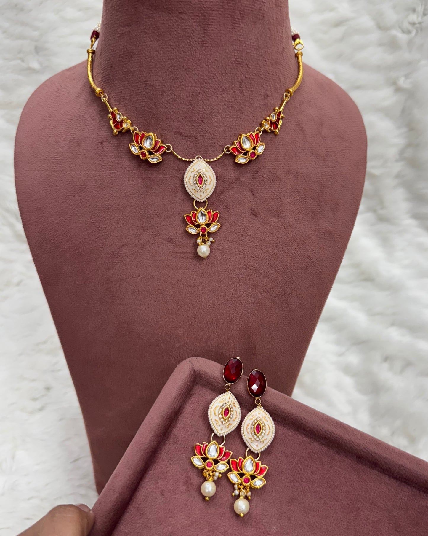 Rukmini Necklace + Earrings
