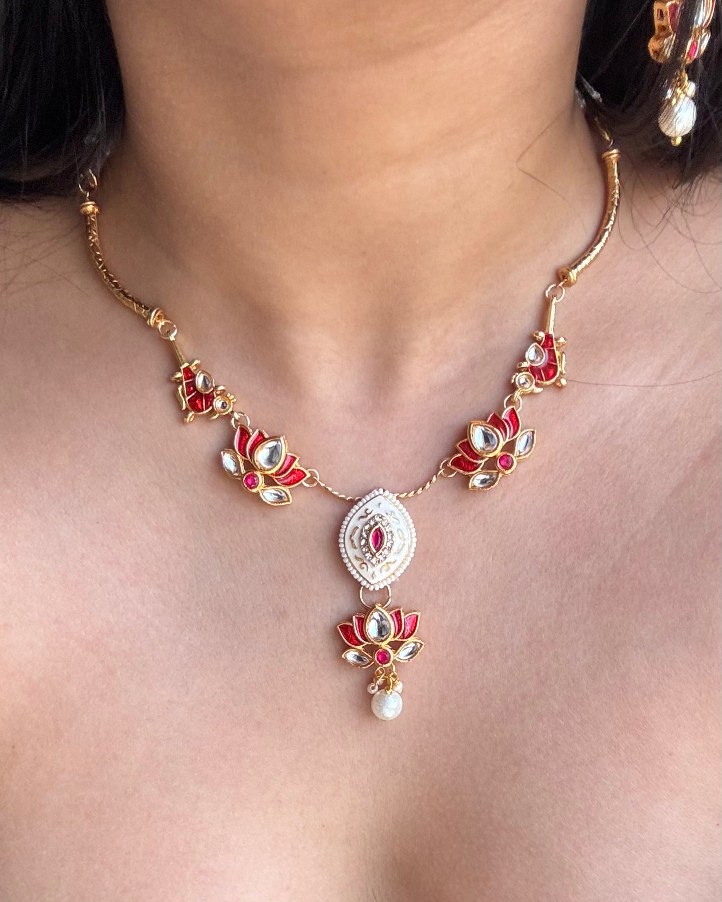 Rukmini Necklace + Earrings