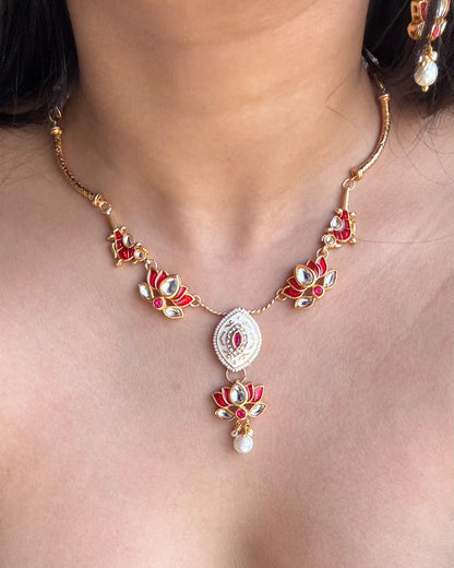 Rukmini Necklace + Earrings