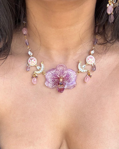 Charu Necklace + Earrings set
