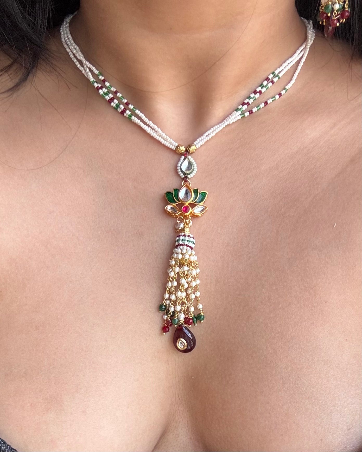 Leela Necklace + Earrings