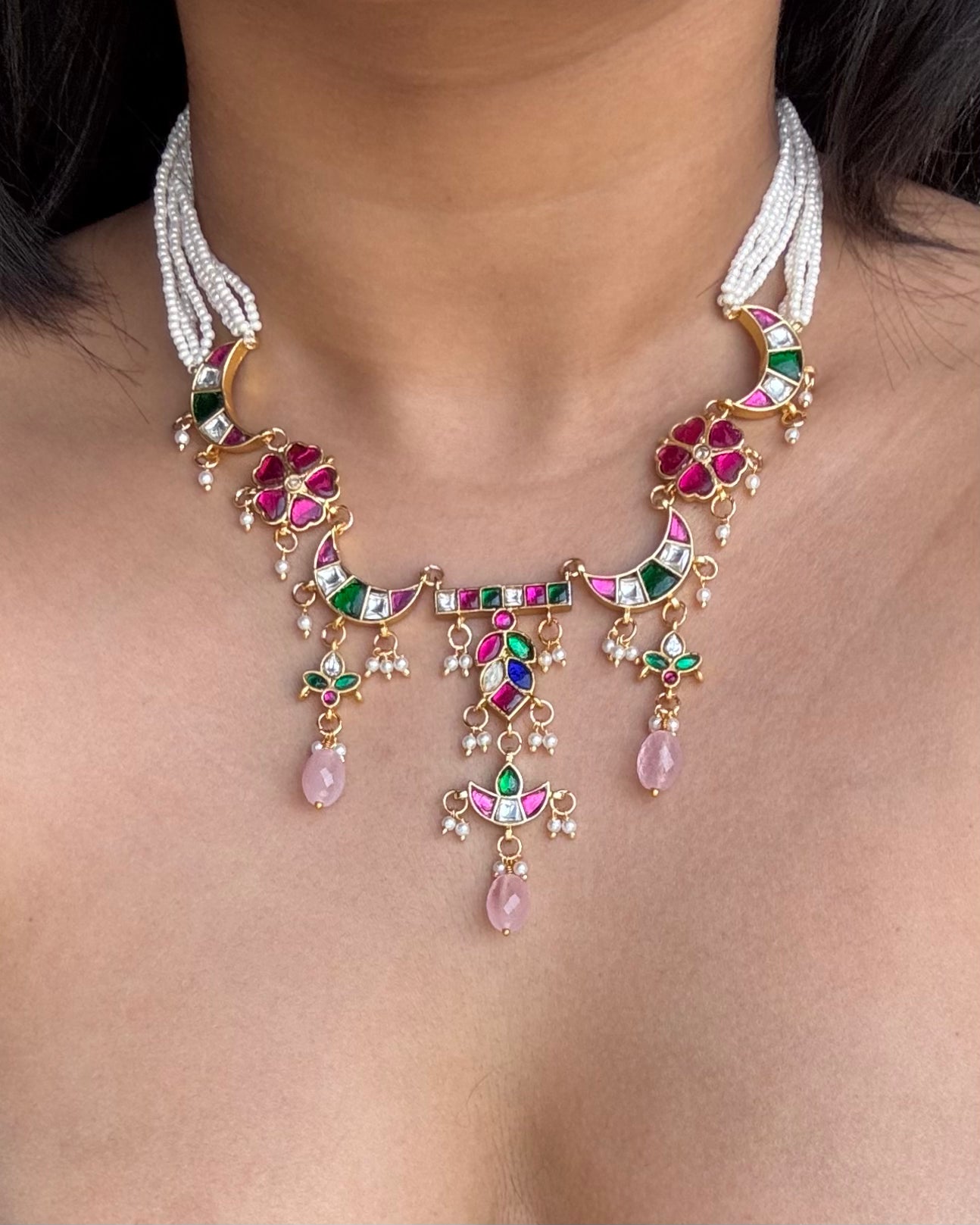 Kairavi Necklace + Earrings