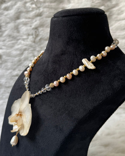 Cornelia Orchid Necklace