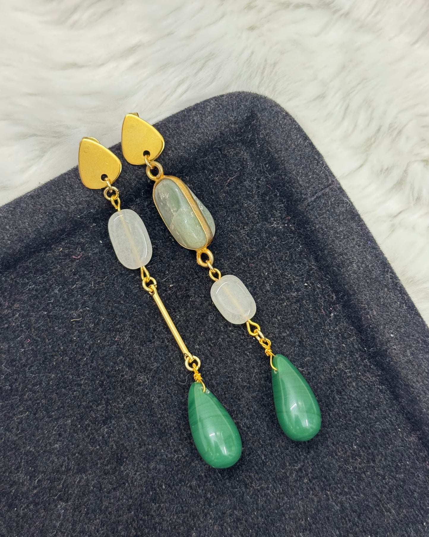 Chalcedony Earring