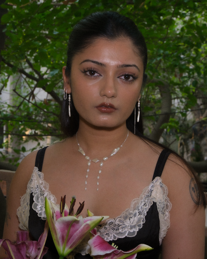 Dove threader earrings (925)