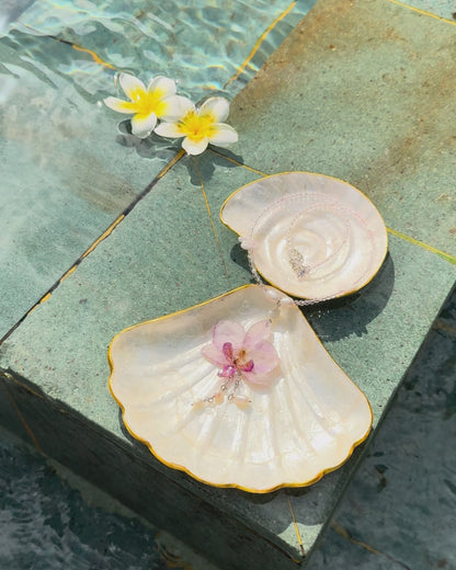 Hawaii Orchid Necklace